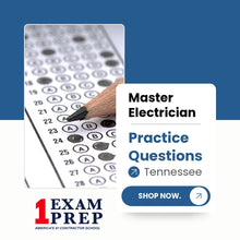 Load image into Gallery viewer, Tennessee Master Electrician Practice Questions 2026 NEC