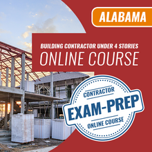 Load image into Gallery viewer, Alabama Building Contractor Under Four Stories Exam - Online Exam Prep Course