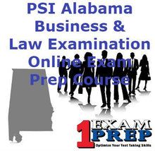 Load image into Gallery viewer, Alabama PSI Business & Law Examination - Online Exam Prep Course