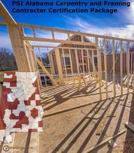 Load image into Gallery viewer, Alabama Carpentry and Framing Contractor Book Package - Highlighted and Tabbed