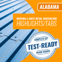 Load image into Gallery viewer, Alabama Roofing and Sheet Metal Contractor Book Package - Highlighted and Tabbed