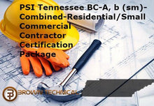 Load image into Gallery viewer, Tennessee BC-A, b (sm)-Combined-Residential/Small Commercial Contractor Book Package (13 books)