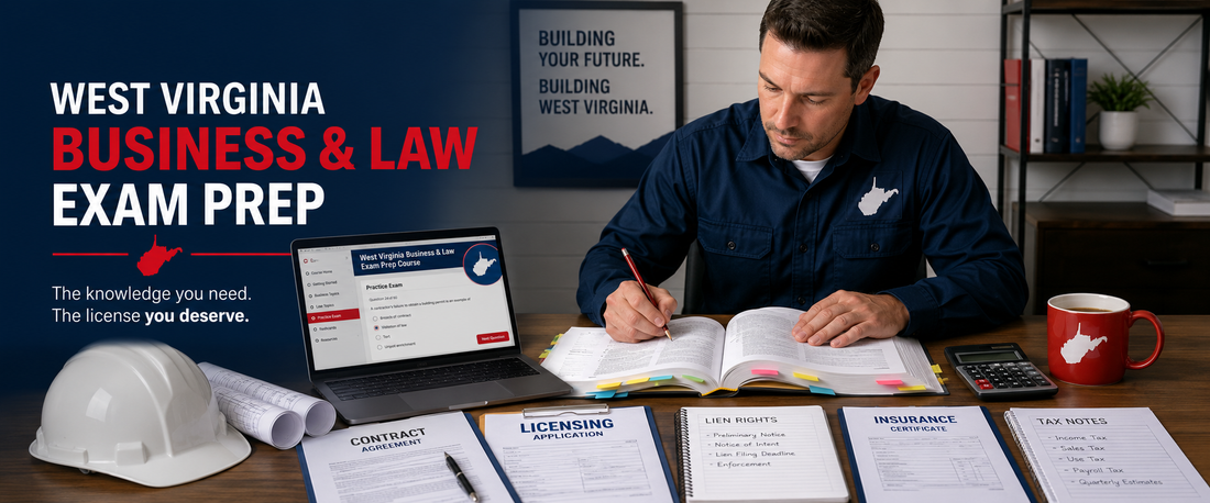 How to Pass the 2026 West Virginia Business and Law Contractor Exam