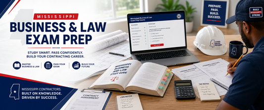 How to Pass the 2026 Mississippi Business and Law Contractor Exam