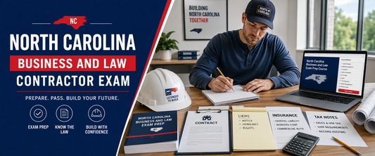 How to Pass the 2026 North Carolina Business and Law Contractor Exam