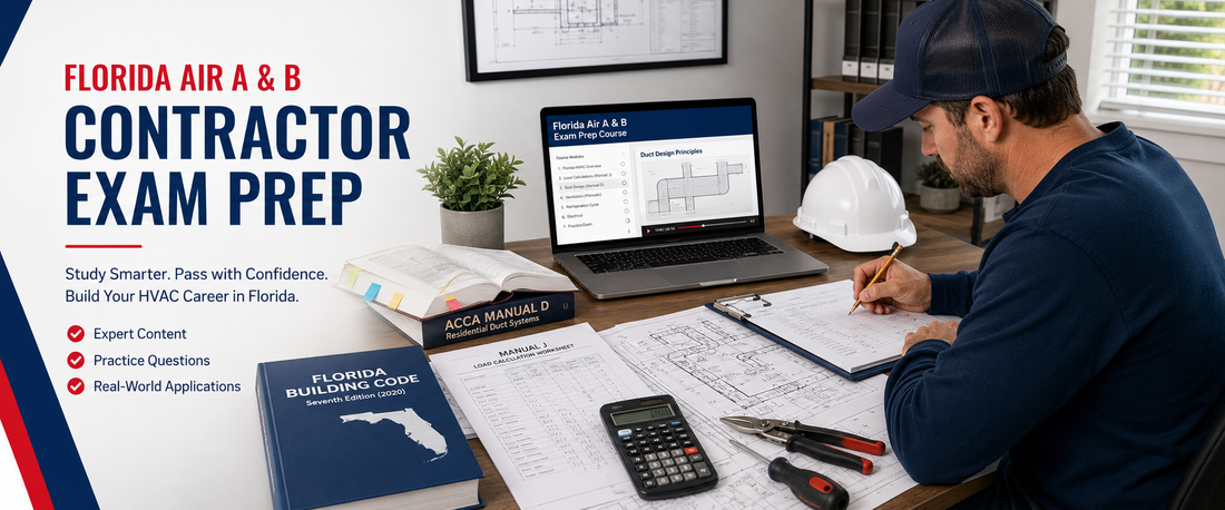 Breaking Down the Florida Air A and B Contractor License Exam