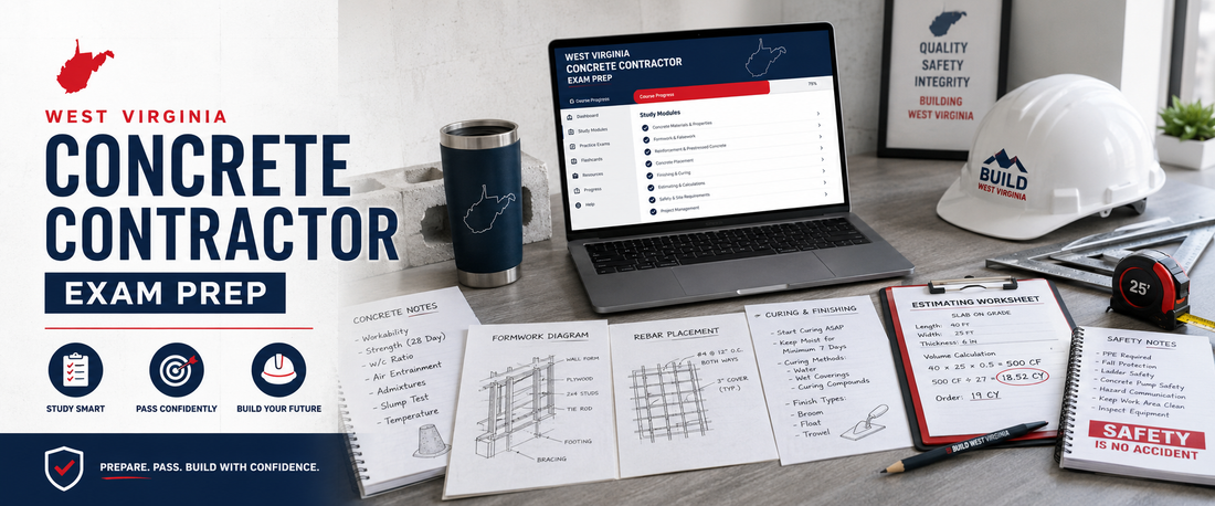 Breaking Down the West Virginia Concrete Contractor Exam