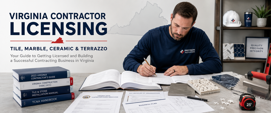 How to Pass the Virginia Tile, Marble, Ceramic and Terrazzo Contractor License Exam