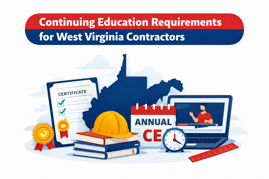 Continuing Education Requirements for West Virginia Contractors