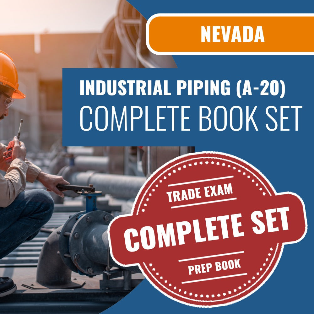 Nevada Industrial Piping Contractor (A-20) Exam Book Package