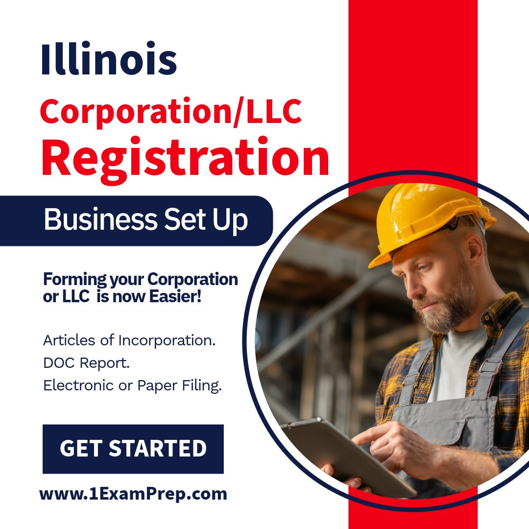 Illinois Corporation or LLC Filing Registration Formation Setup