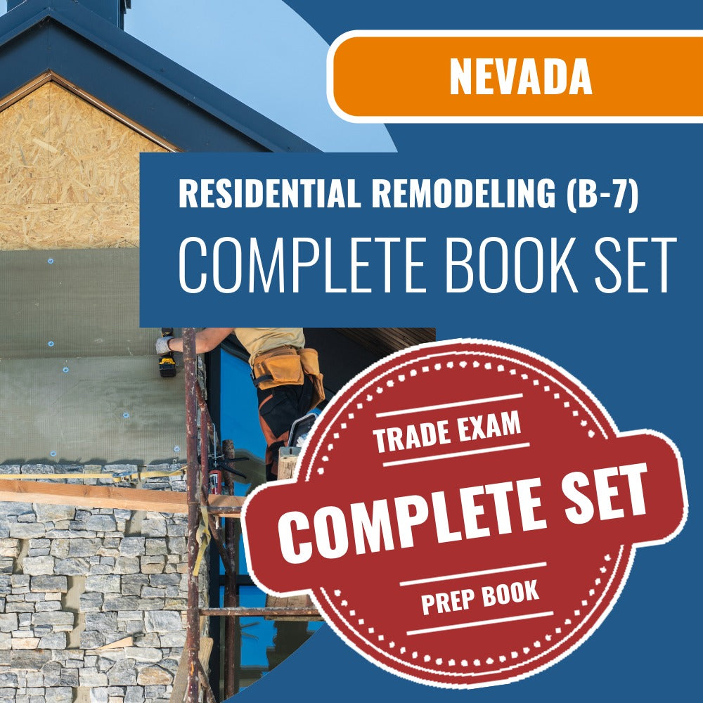 Nevada Residential Remodeling Contractor (B-7) Exam Book Package