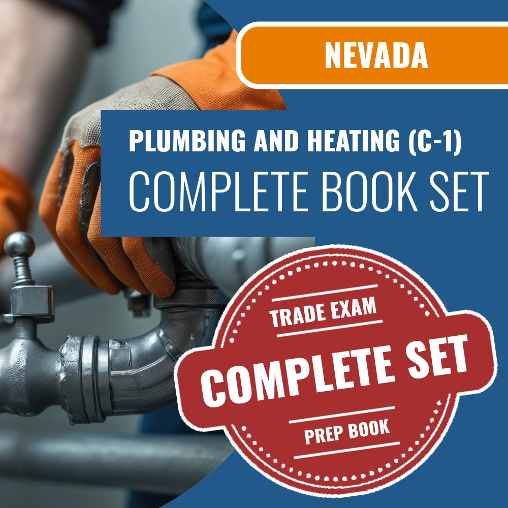Nevada Plumbing And Heating Contractor (C-1) Exam Book Package