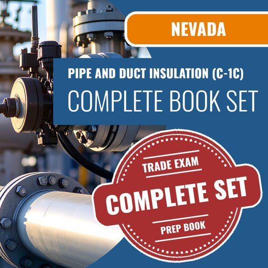 Nevada Pipe And Duct Insulation Contractor(C-1C) Exam Book Package
