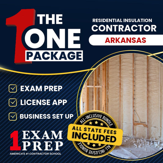 The 1 Package: All-Inclusive Arkansas Residential Insulation Contractor Exam, Licensing & Business Setup Solution