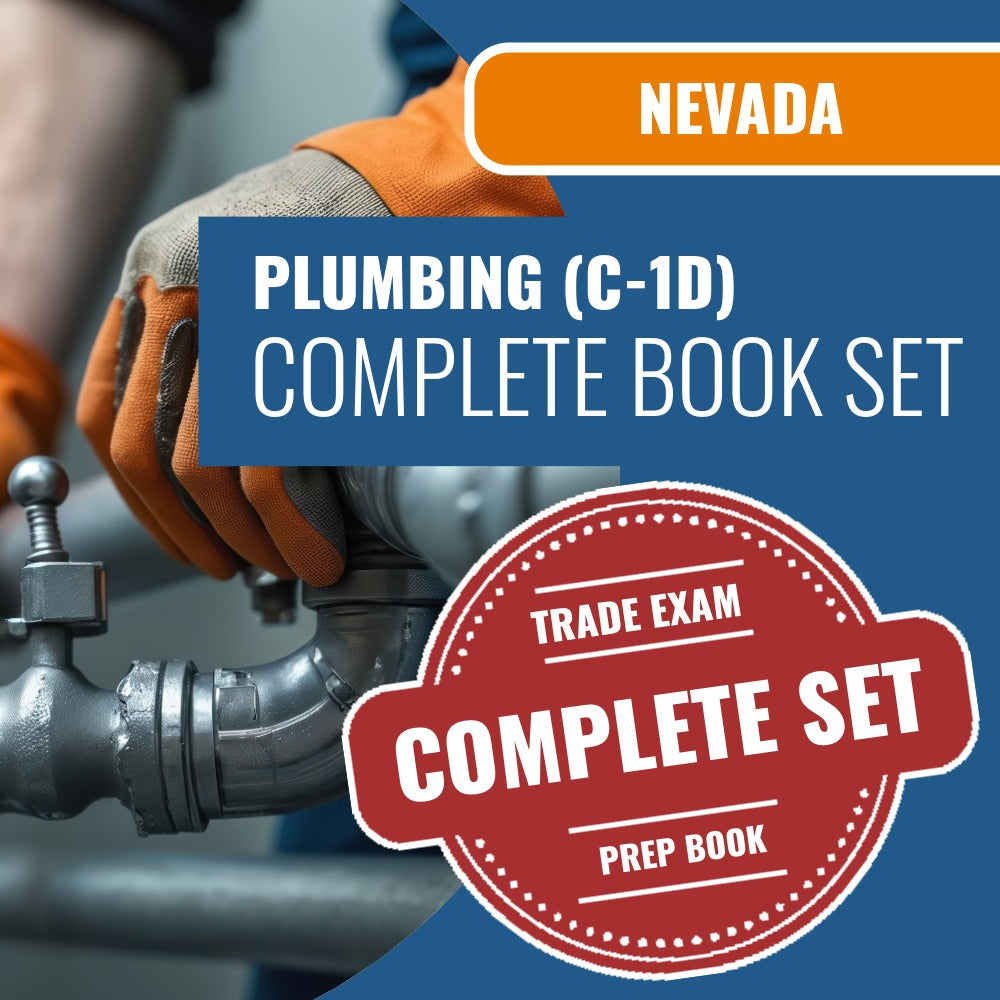 Nevada Plumbing Contractor (C-1D) Exam Book Package