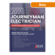 Maine 2023 Journeyman Electrician Exam Prep and Study Guide: 12 Practice Exams +2 Full Final Exams: Trusted by 50k Electricians