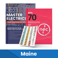 2023 Maine Master Electrician Study Guide & National Electrical Code Combo with Tabs (Based on the 2023 NEC)