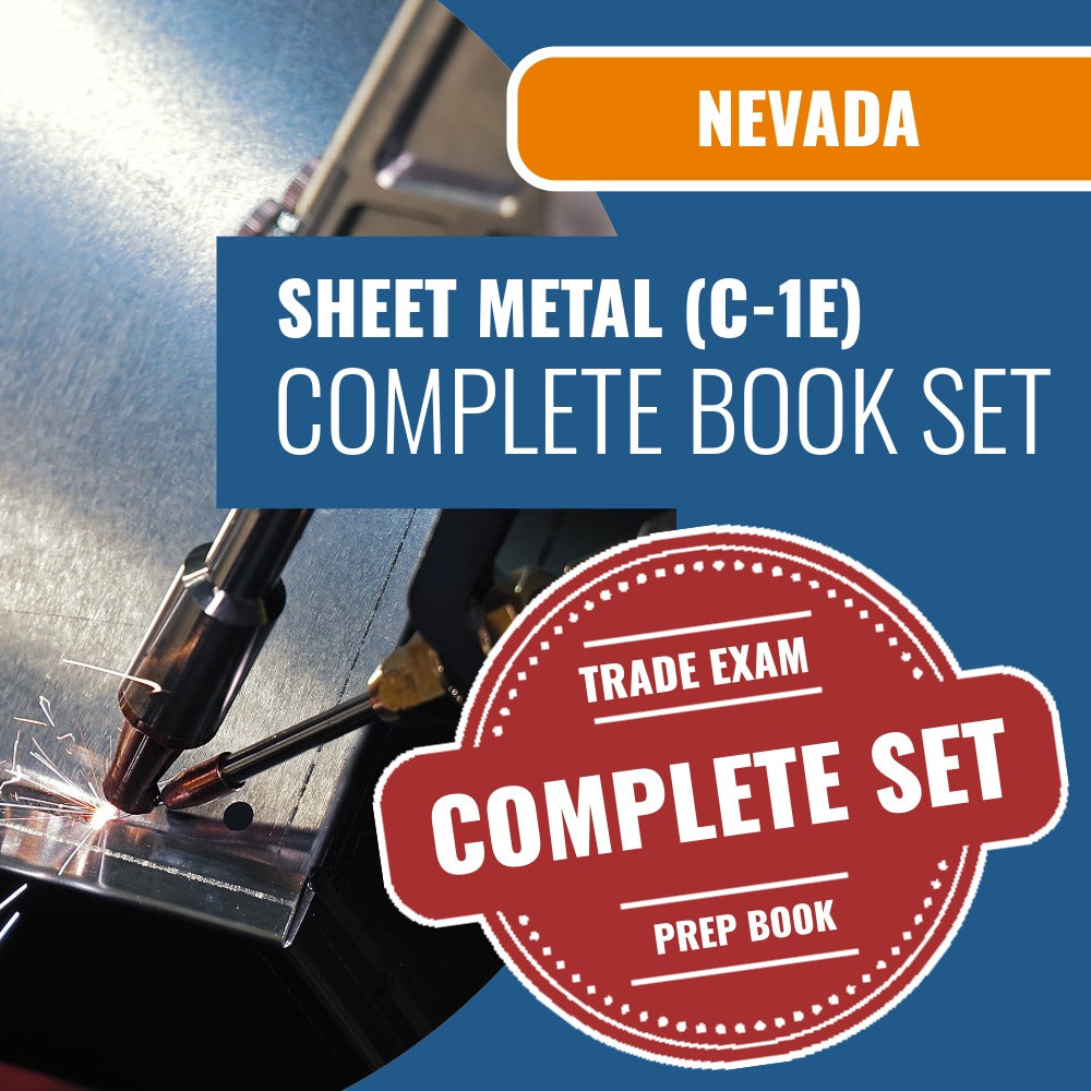 Nevada Sheet Metal Contractor (C-1E) Exam Book Package