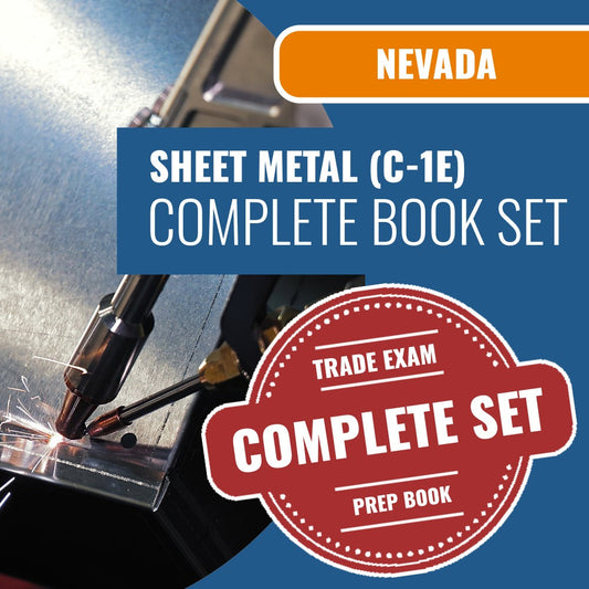Nevada Sheet Metal Contractor (C-1E) Exam Book Package