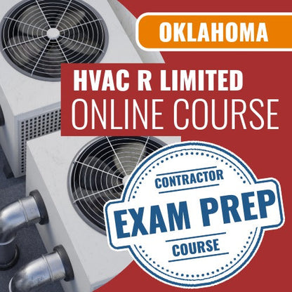 Oklahoma State HVACR Limited Contractor - Online Exam Prep Course