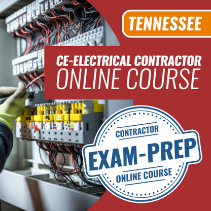 Tennessee CE Electrical Contractor - Online Exam Prep Course (Prov)