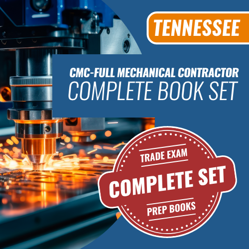 Tennessee CMC-Full Mechanical Contractor Exam Book Package (Prov)