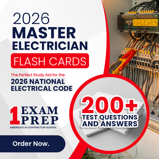 2026 Master Electrician Exam Flash Cards 200+