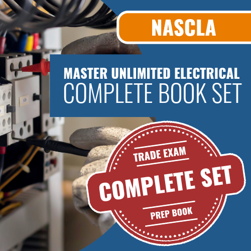 NASCLA Master Unlimited Electrical Contractor Exam Book Package