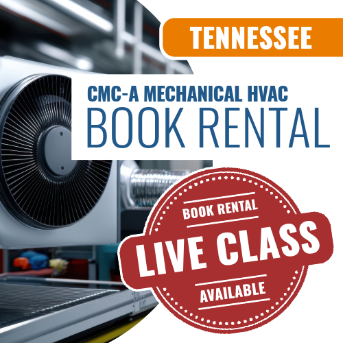 Tennessee CMC-C Mechanical HVAC/Refrigeration Contractor - Books & Courses Rental Package (Prov)