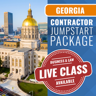 Georgia Building Contractor License Jumpstart Package