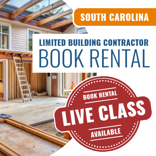 South Carolina Limited Building Contractor Exam - Books & Courses Rental