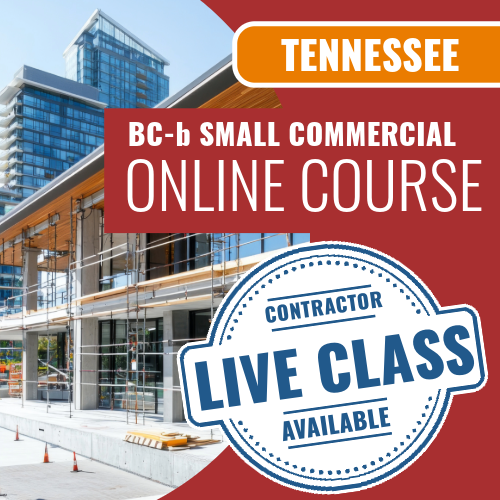 Tennessee BC-b - Small Commercial Contractor - Online Exam Prep Course (Prov)