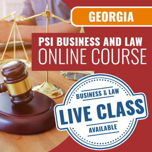 Georgia PSI Business and Law Online Course