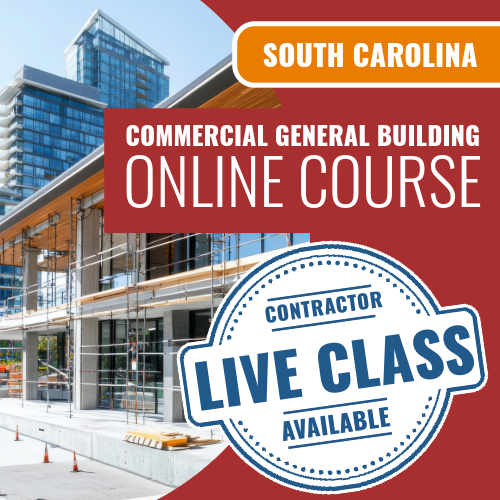 South Carolina Commercial General Building Contractor (NASCLA) - Online Exam Prep Course