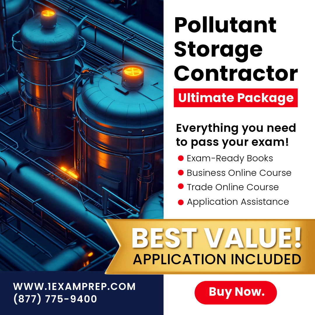 Florida Pollutant Storage Ultimate Exam Prep Rental Package