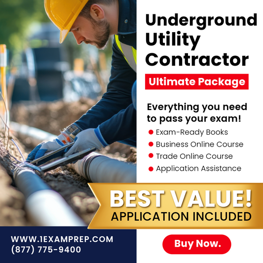 Florida Underground Utility Ultimate Exam Prep Rental Package