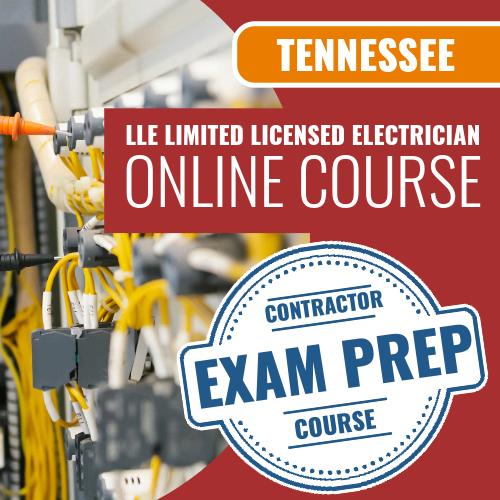 Tennessee LLE Limited Licensed Electrician - Online Exam Prep Course (Prov)