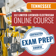 Tennessee LLE Limited Licensed Electrician - Online Exam Prep Course