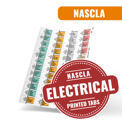 NASCLA Master Unlimited Electrical Contractor Exam; Pre-Printed Tabs and Highlights