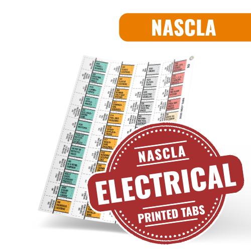 NASCLA Master Unlimited Electrical Contractor Exam; Pre-Printed Tabs and Highlights