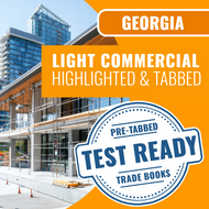 Georgia Residential Light Commercial Contractor Pre Tabbed and Highlighted Book Package