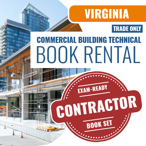 Virginia Commercial Building Technical Contractor - Book Rental Package (Trade Only)