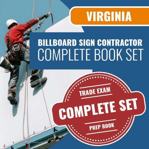 Virginia Billboard Sign Contractor Exam Book Package