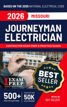 Load image into Gallery viewer, 2026 Tennessee Journeyman Electrician Exam Prep and Study Guide + Flash Card Combo: 12 Practice Exams +2 Full Final Exams: Trusted by 50k Electricians

