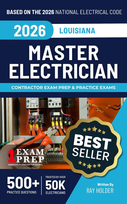 2026 Louisiana Master Electrician Study Guide & National Electrical Code Combo with Tabs (Based on the 2026 NEC)