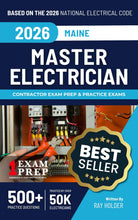 Load image into Gallery viewer, 2026 Maine Master Electrician Study Guide &amp; National Electrical Code Combo with Tabs (Based on the 2026 NEC)
