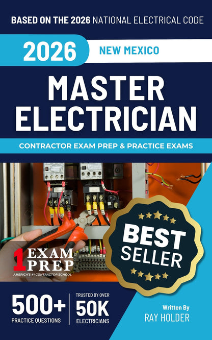 2026 New Mexico Master Electrician Study Guide & National Electrical Code Combo with Tabs (Based on the 2026 NEC)