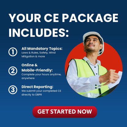 Florida State CILB - 14 Hour Online Continuing Education [for State Certified and Registered Contractors]