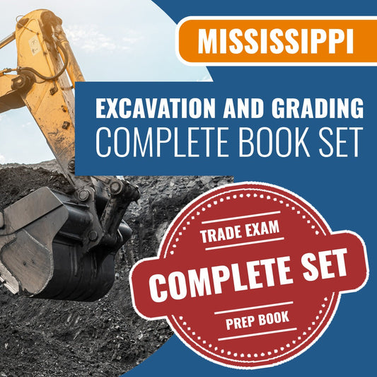 Mississippi Excavation and Grading Contractor Exam Book Package